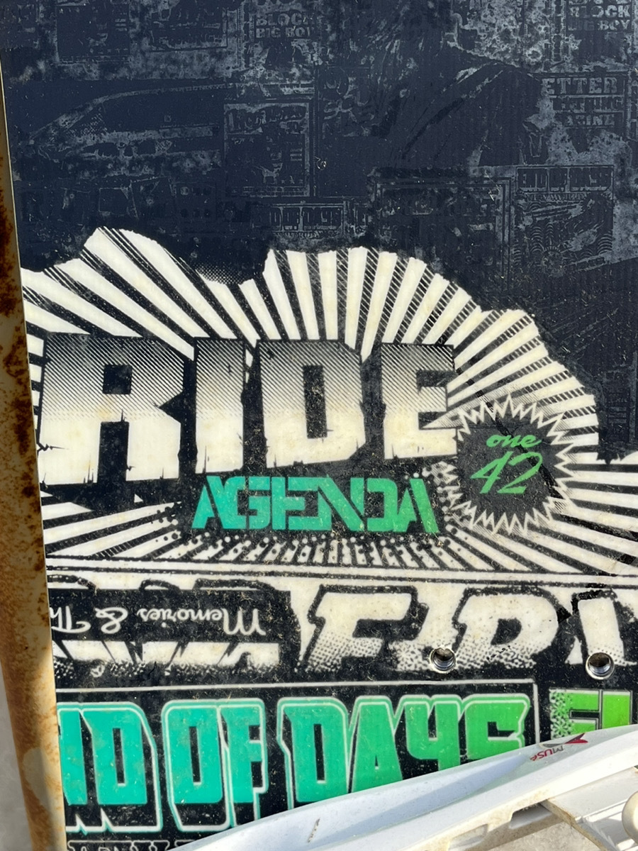 RIDE AGENDA 約140cm ビンディング付き スノーボード ライド アジェンダ ソフトケース付き 引き取り可の画像6