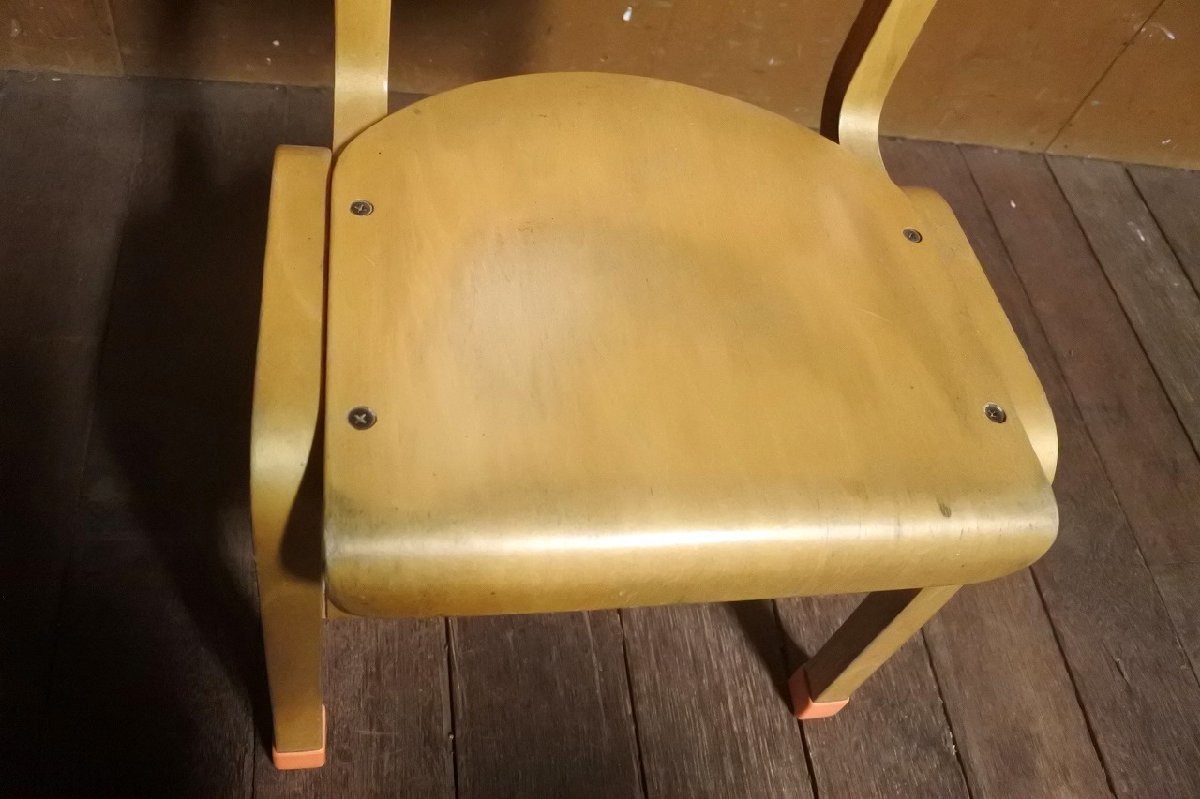  retro school kindergarten chair chair / antique Vintage Vintage chair child wooden 