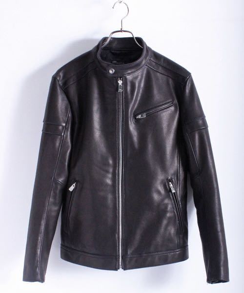 Garni×ラトルトラップ シングルライダース ゴートレザー(羊革本 Garni×ラトルトラップ シングルライダース ゴートレザー(羊革本