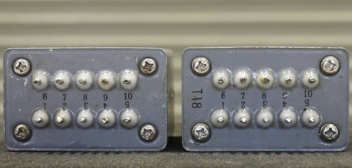 原文:TAMURA★タムラ★TF-5S★ラインマッチングトランス★600Ω-10KΩ★タムラ製作所★トランス★2個セット