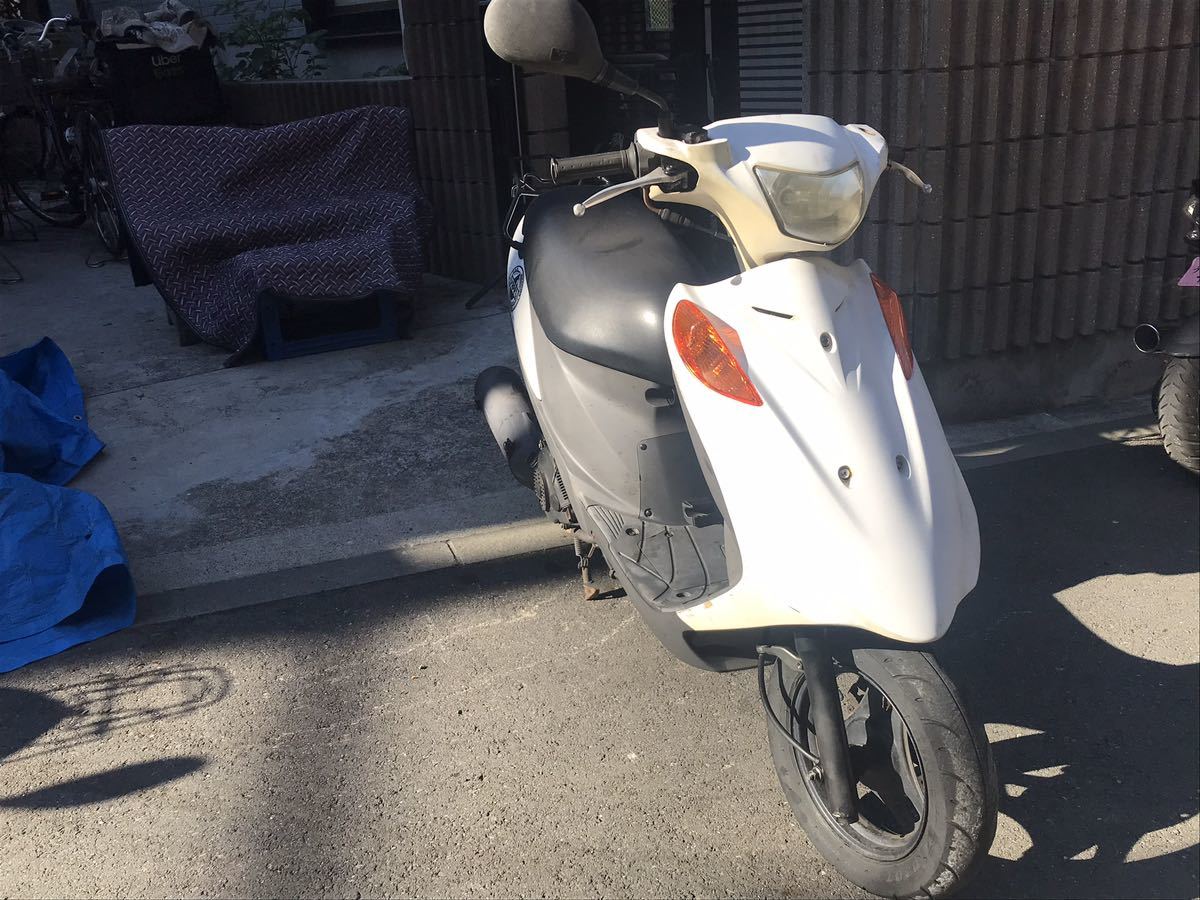 スズキ アドレスv125 実働修理ベース車両 エンジンかかります！_画像3