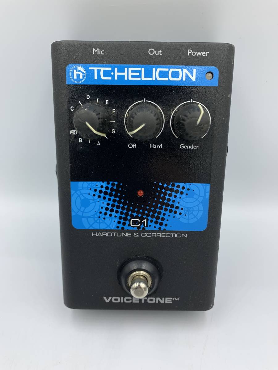 B928 TC HELICON/ティーシーヘリコン　VOICETONE C1　ボーカル用エフェクター　ボイスエフェクター　ジャンク_画像1