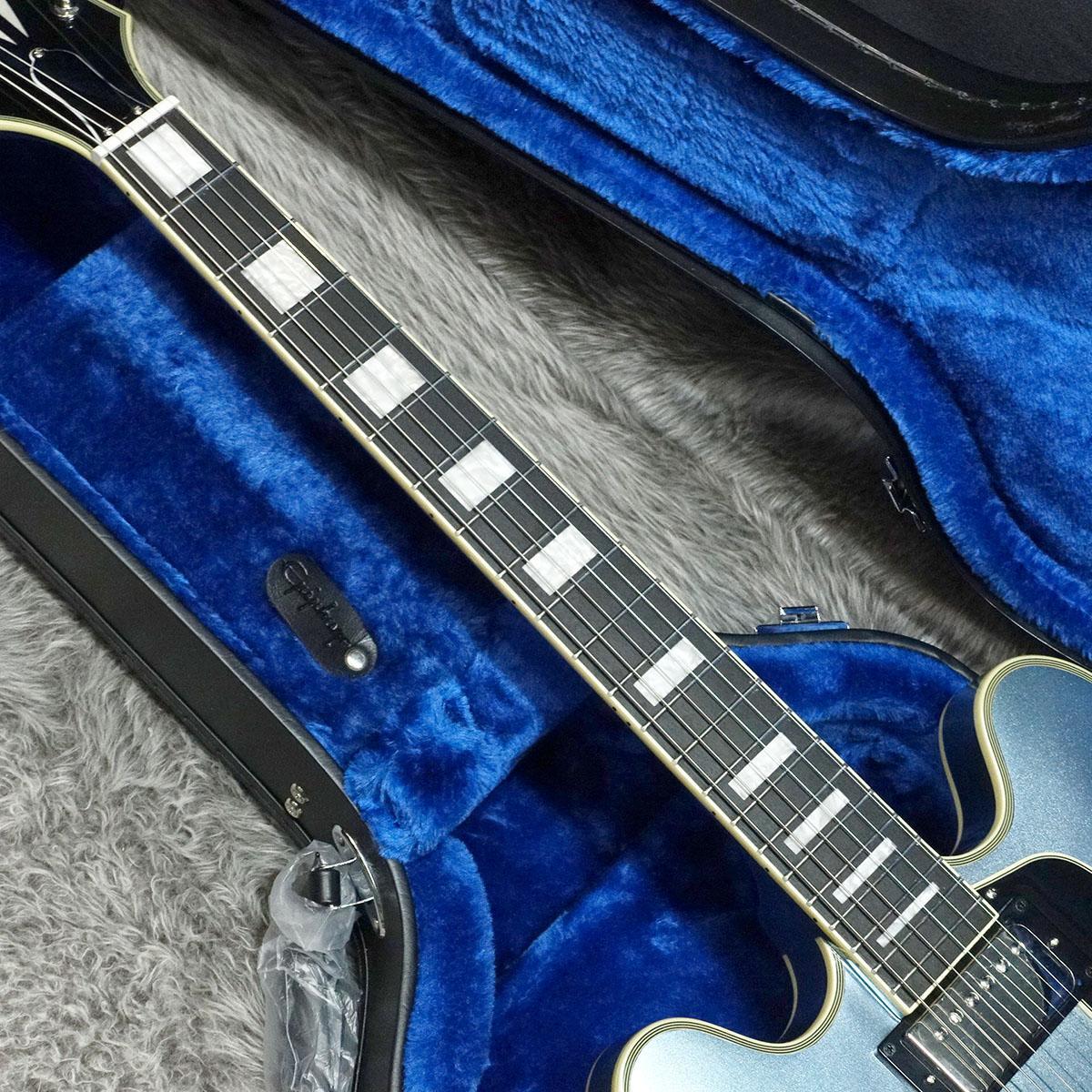 Epiphone Shinichi Ubukata ES-355 Custom Bigsby Pelham Blue【セール開催中!!】_画像2