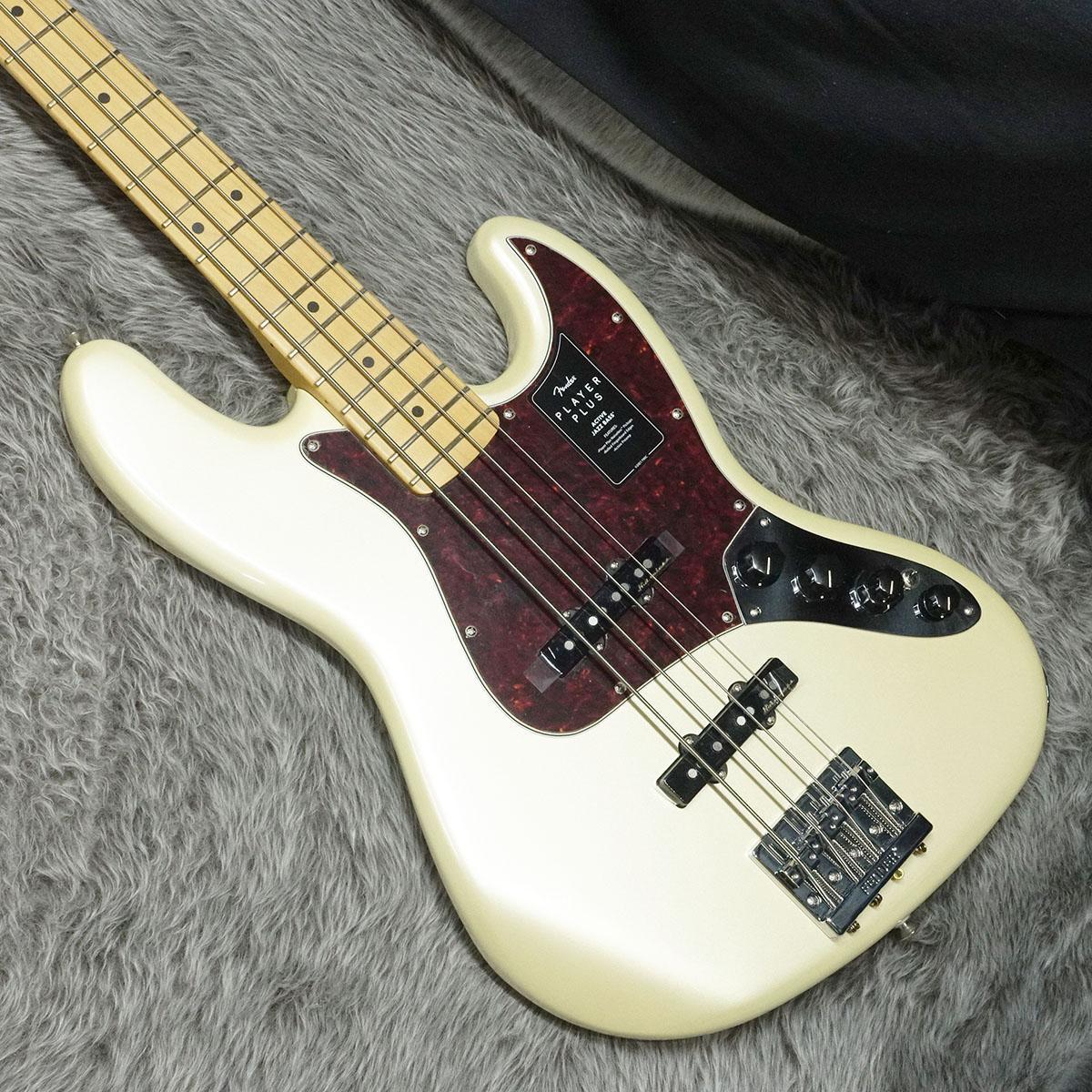 フェンダー Fender Player Plus Jazz Bass MN Olympic Pearl