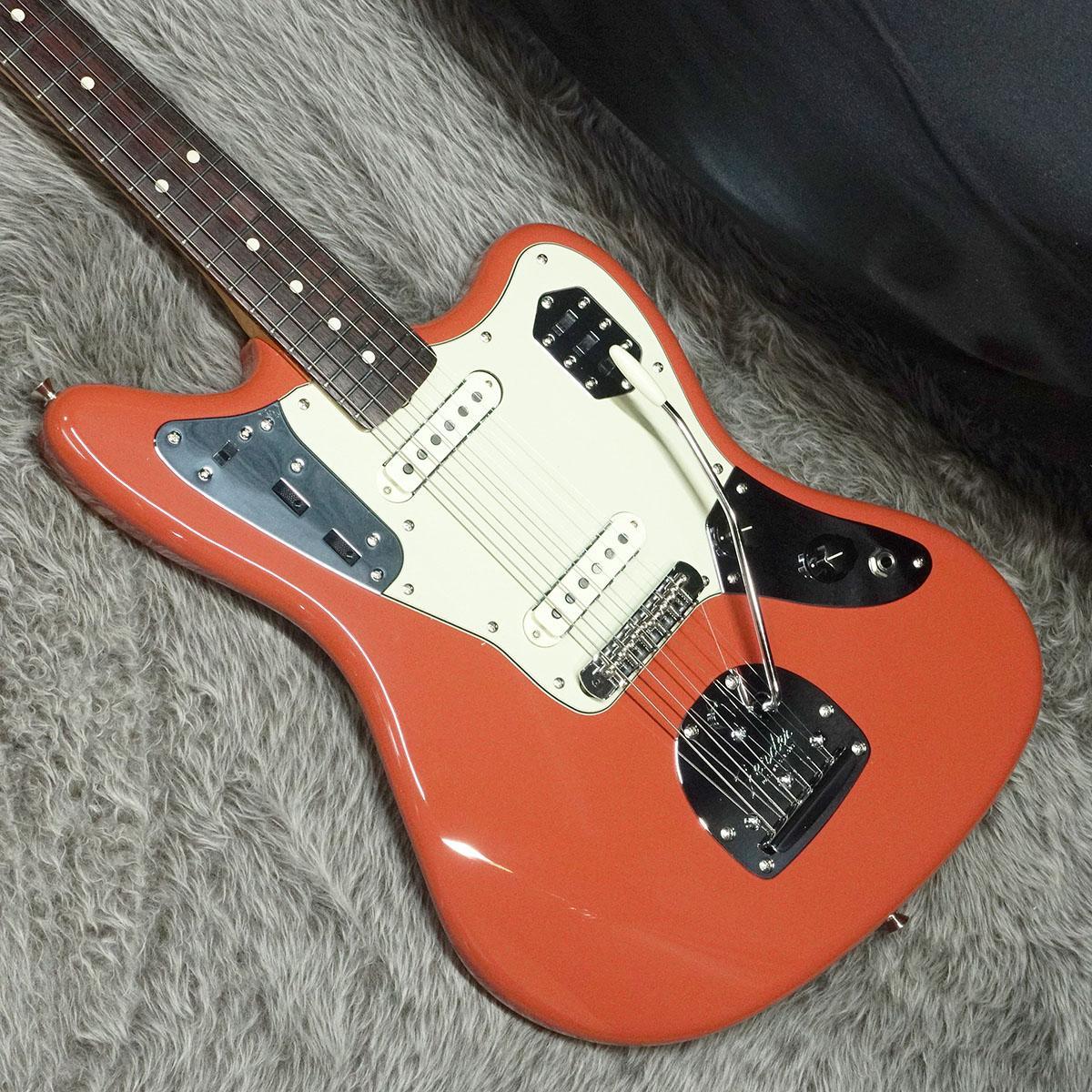 Fender FSR Made in Japan Traditional II 60s Jaguar RW Fiesta Red Matching Head_画像1