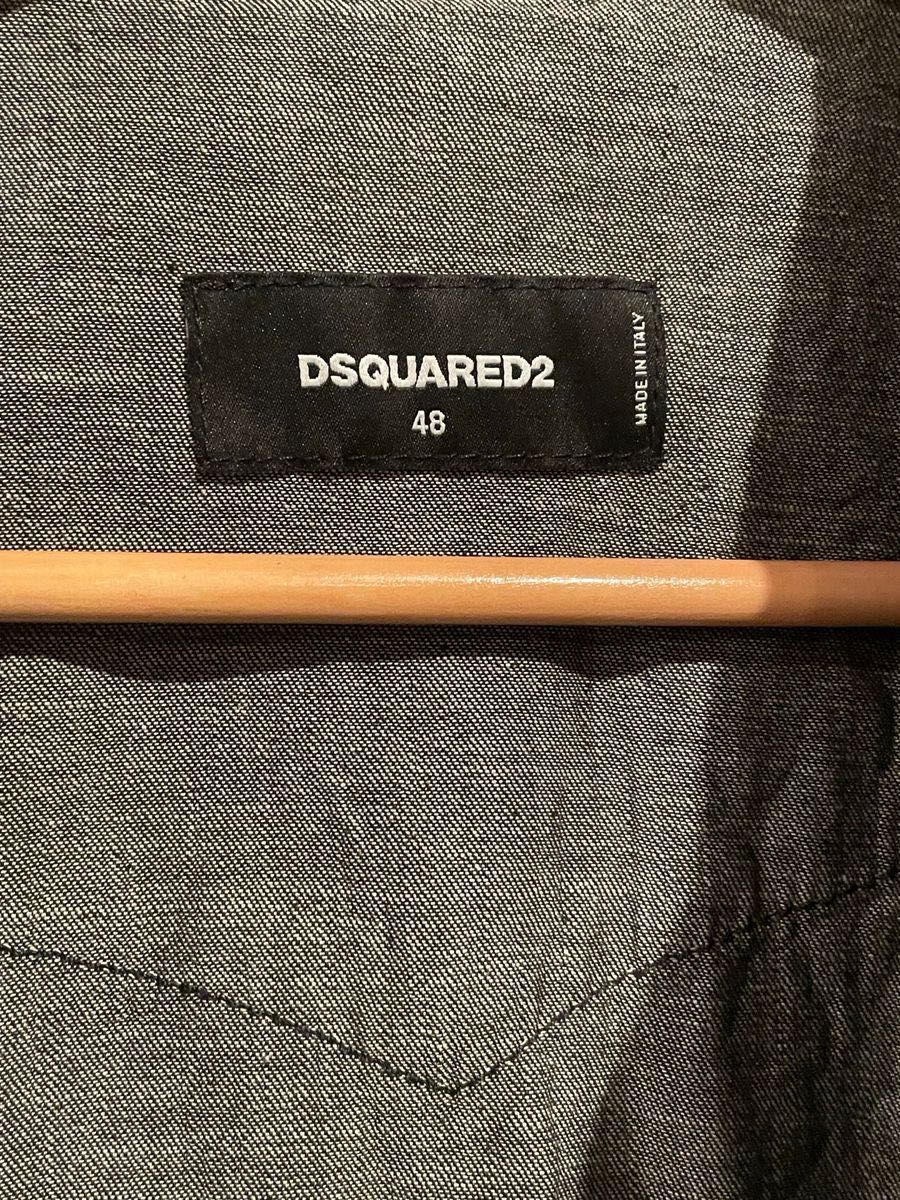 DSQUARED2  ブラックデニムシャツ