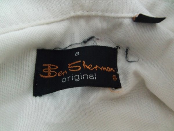 BEN SHERMAN ベンシャーマン メンズ ボタンダウン 長袖シャツ 15 白_画像2