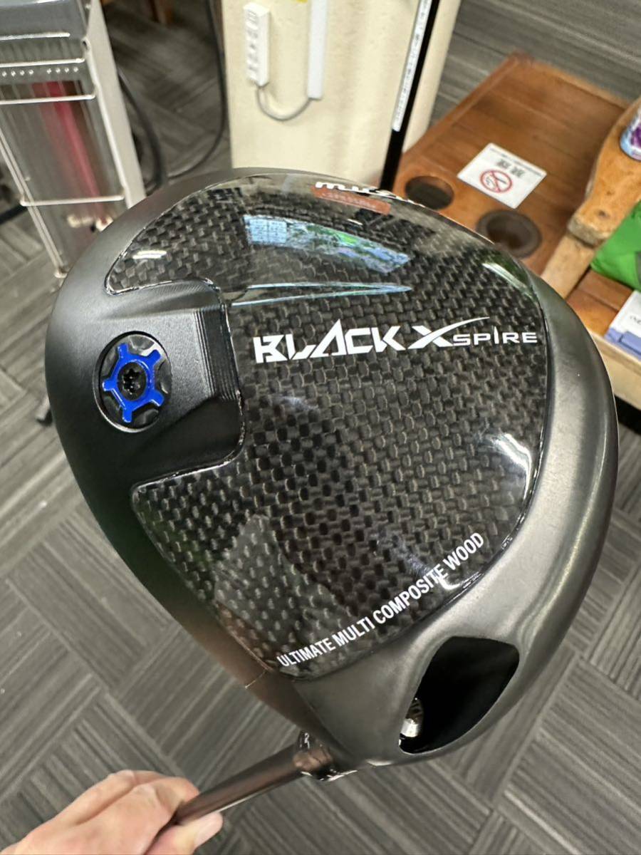 中古品 ムジーク ブラックエクスパイアBLACK XSPIREドライバー 2023 1W SPEEDER NX BLACK 50 10.5 SR_画像1