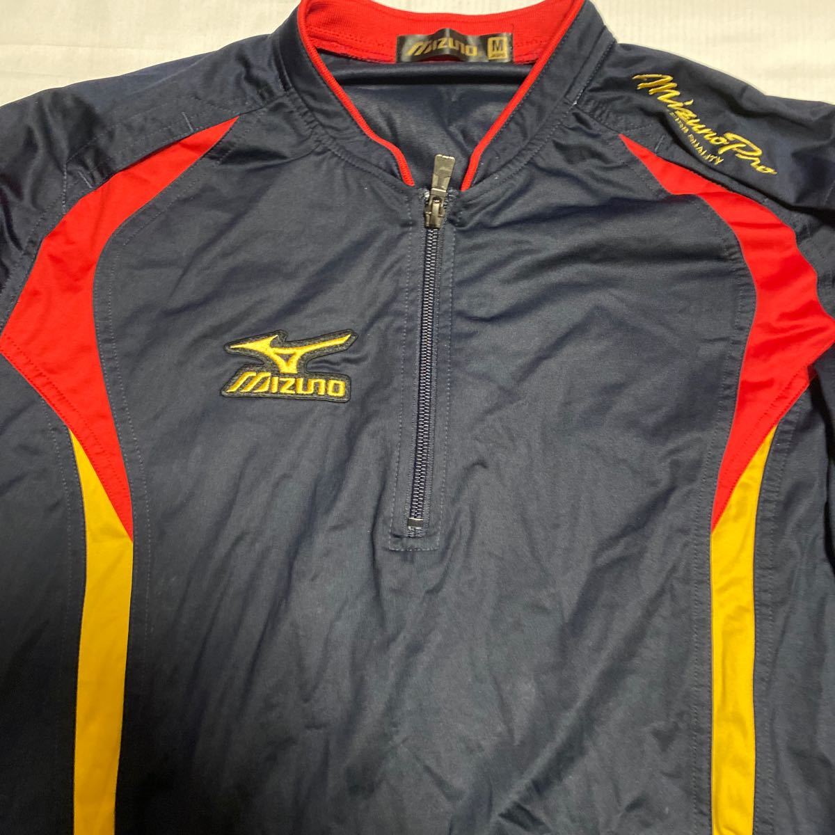 k51 MIZUNO Mizuno Pro half Zip size M inscription made in China 