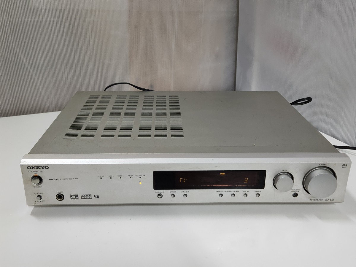 ジャンク【ONKYO AV AMPLIFIER】オンキョー AVアンプ SA-L3_画像1