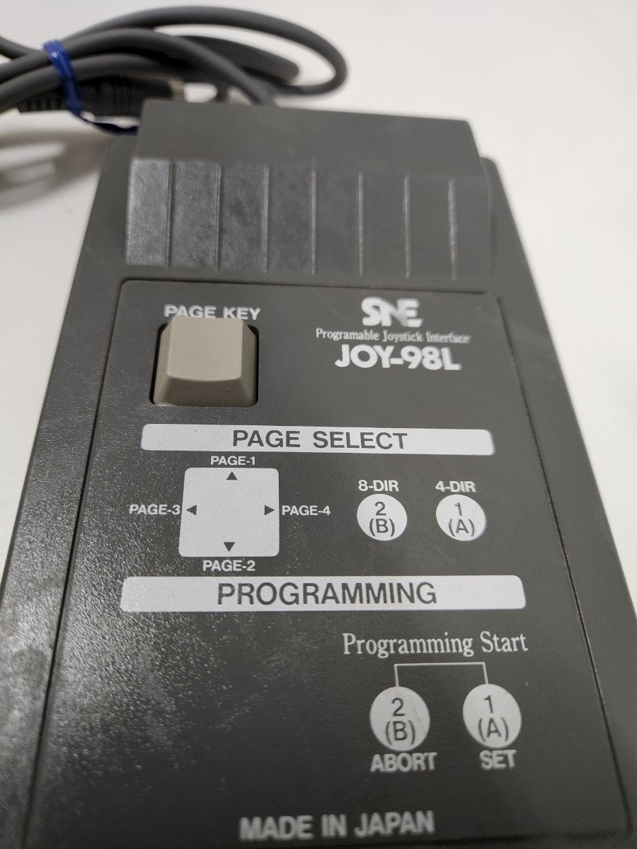 SNE JOY-98L Programable Joystick Interface プログラマブル ジョイスティック インターフェース ジャンク ジョイスティックコンバータ_画像3
