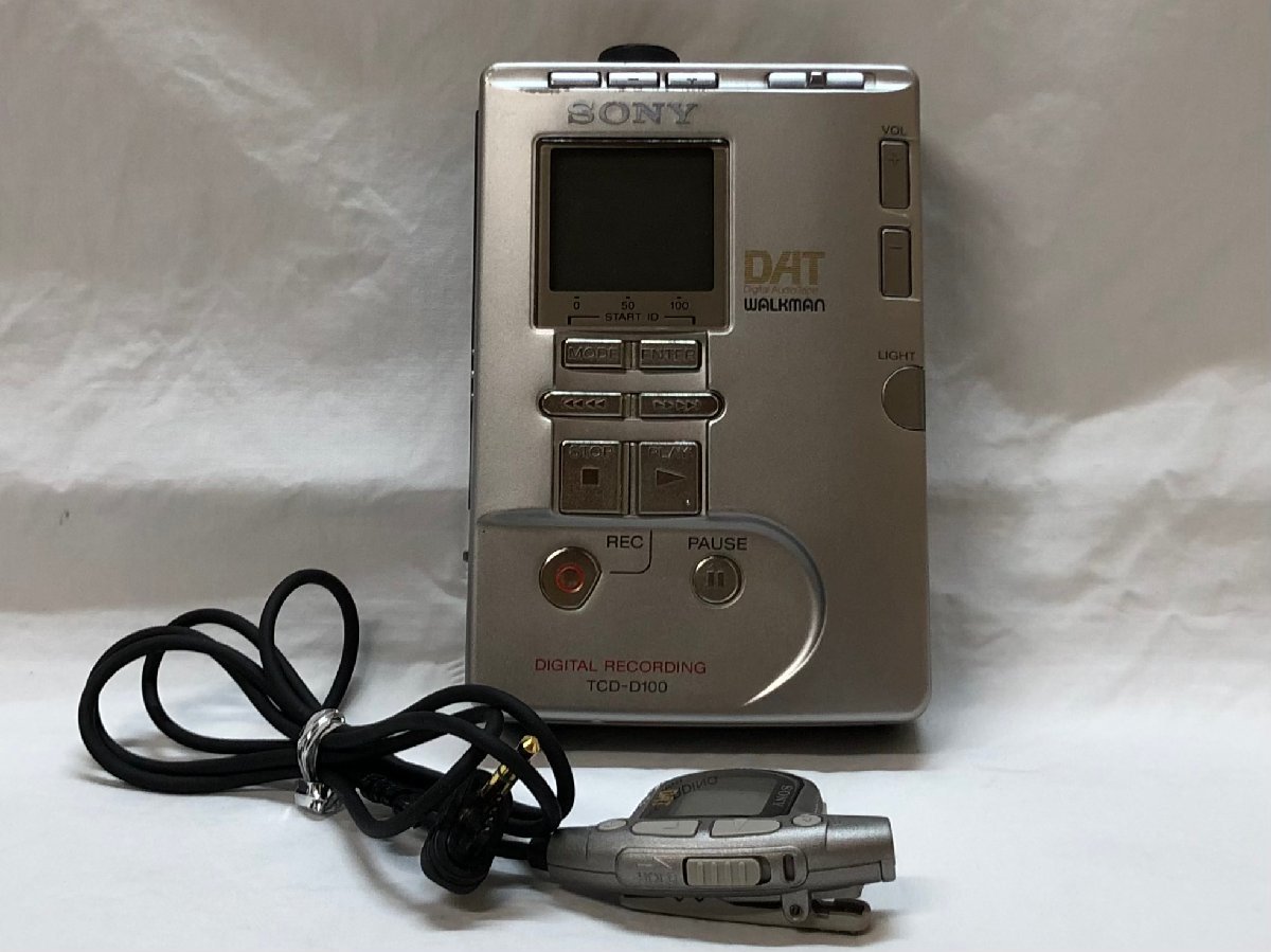 SONY DAT ウォークマンTCD-D100 - オーディオ機器 SONY DAT ウォークマンTCD-D100 - オーディオ機器