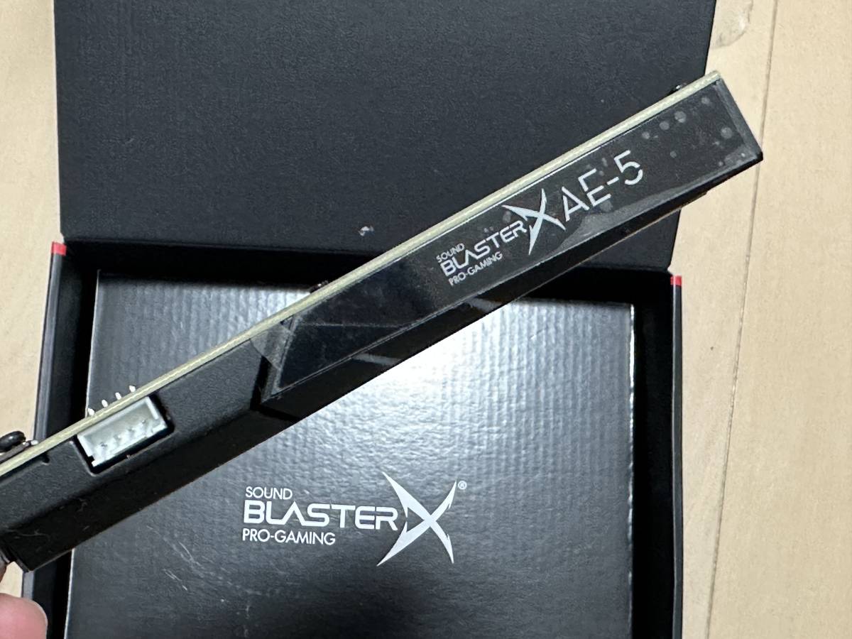 Creative SoundBlaster AE5 サウンドカード中古_画像9