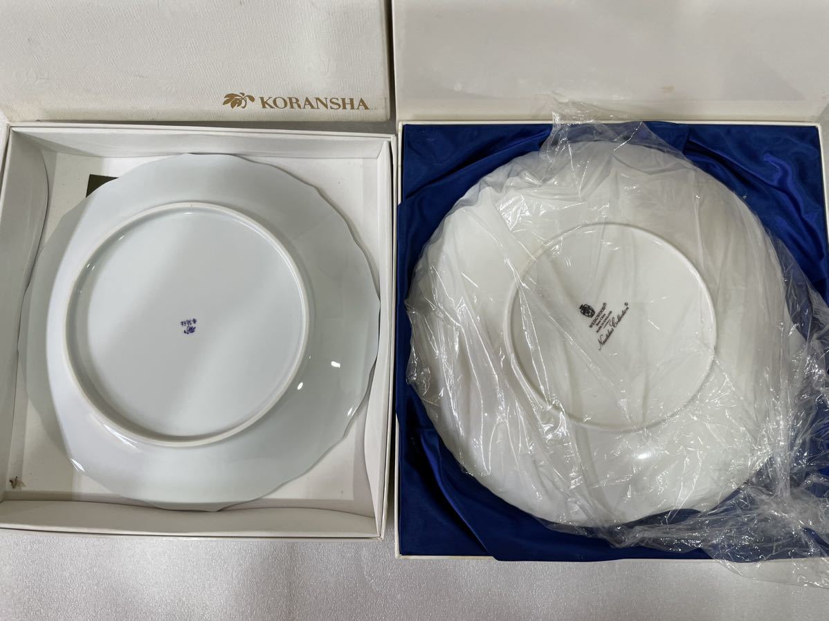 RM6470 WEDGWOOD ウェッジウッド カーゾン プレート 洋食器 香蘭社 大皿 KORANSHA 1215の画像7