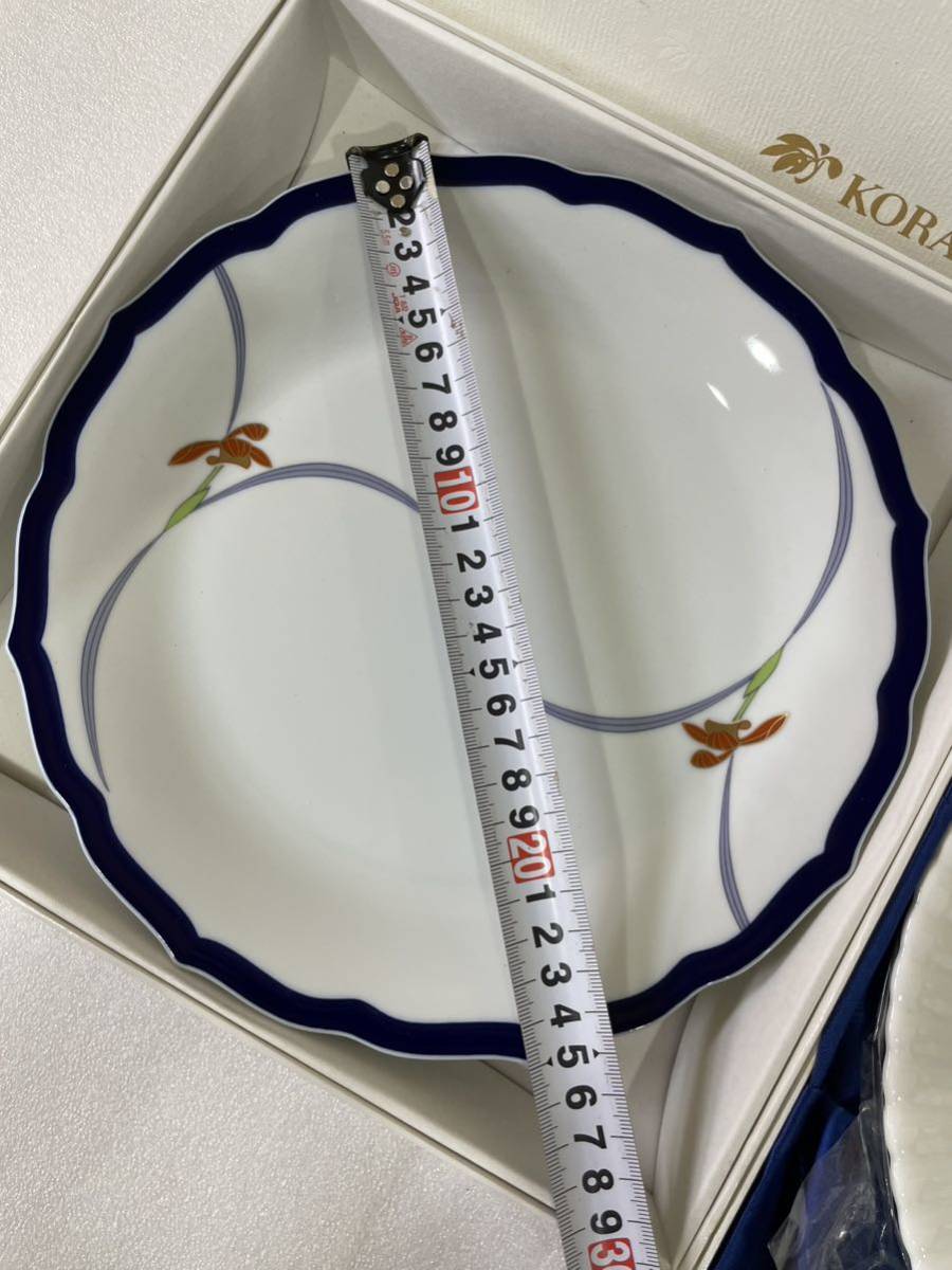 RM6470 WEDGWOOD ウェッジウッド カーゾン プレート 洋食器 香蘭社 大皿 KORANSHA 1215の画像3