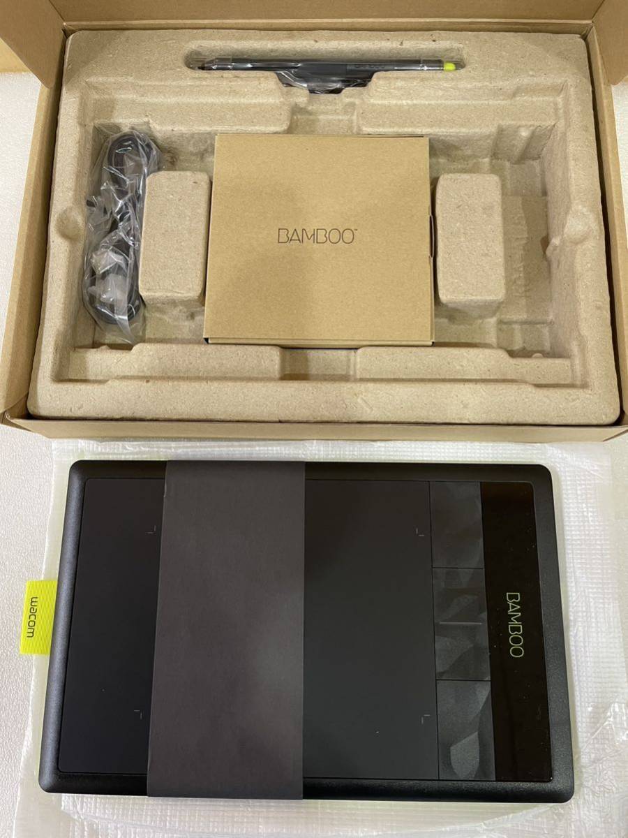 RM6640 WACOM BAMBOO COMIC CTH-470 ペンタブレット ワコム ペンタブ ブラック グリーン 未使用品 1228_画像1