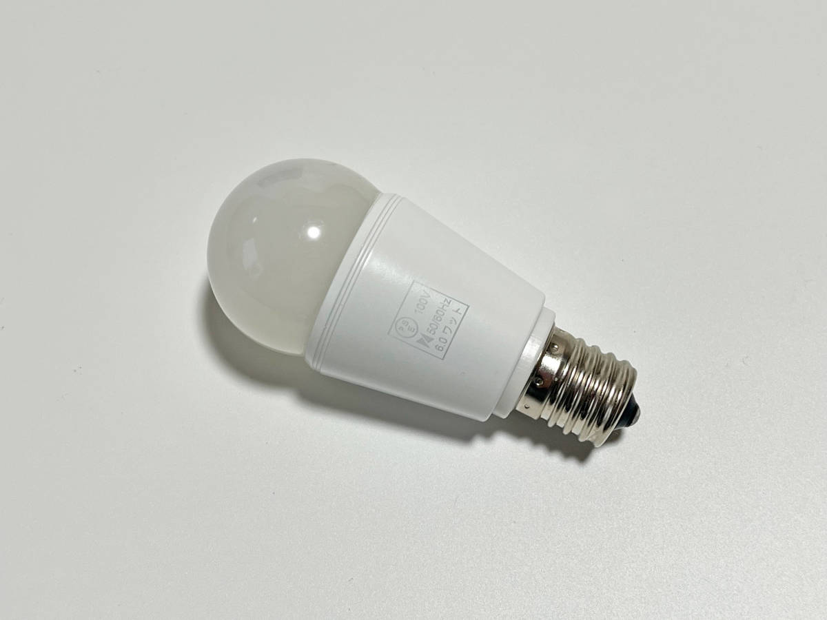NEC LED電球 E17口金 50W相当 600lm 昼白色 LDA6N-G-E17/S-C2 断熱施工 密閉器具対応 未使用品 4個_画像3