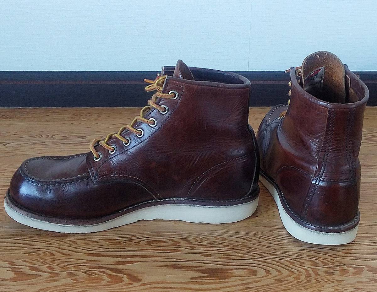 ソール洗浄＆オイルメンテ済み!!◆Redwing レッドウィング 8876 アイリッシュセッター カッパー ラフ＆タフ クラシック モックトゥ ブーツ_画像4