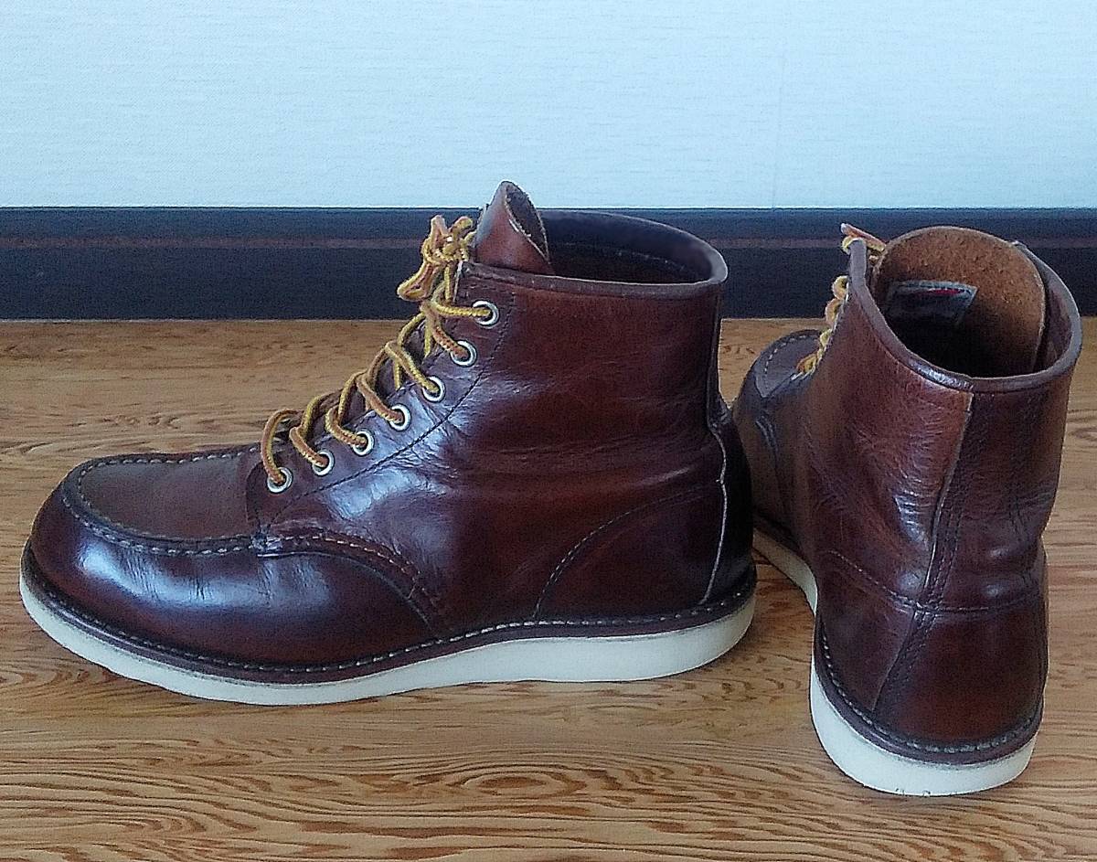 ソール洗浄＆オイルメンテ済み!!◆Redwing レッドウィング 8876 アイリッシュセッター カッパー ラフ＆タフ クラシック モックトゥ ブーツ_画像5