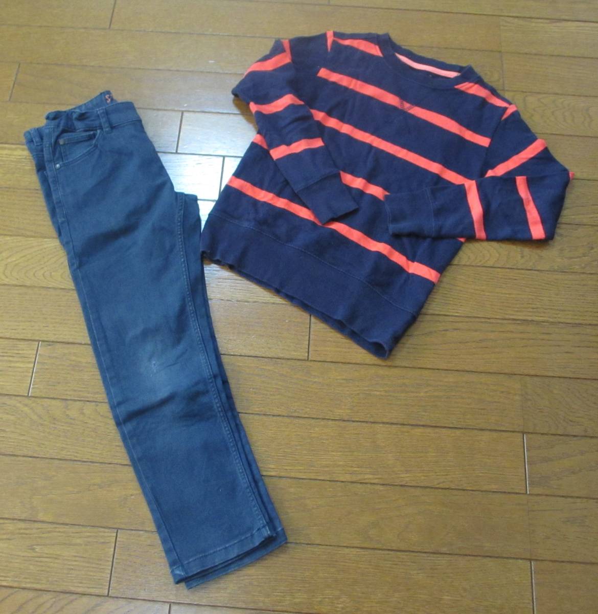 120ｃｍ　男の子　春秋冬服３５点セット（ユニクロ７点、ティンカーベル、ＧＡＰ、ＢｅＢｅ、ミキハウス、リーバイスなど）アウターあり_画像10