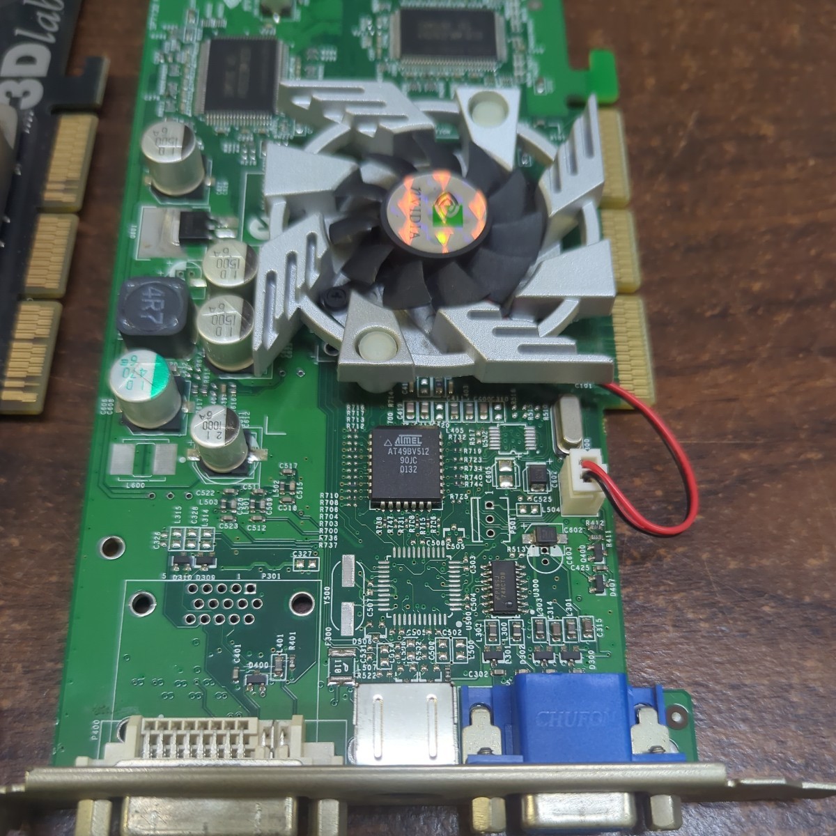 ATI rage128 RADEONrage128pro 3Dlabs wildcat VP560 nVIDIA AGP グラフィックカード グラボ ビデオカード 5枚セット ジャンクにて WS NEC_画像6