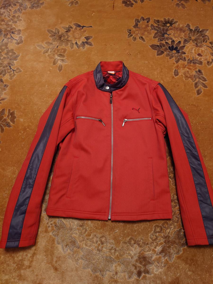 PUMA regular goods herringbone rider's jacket 