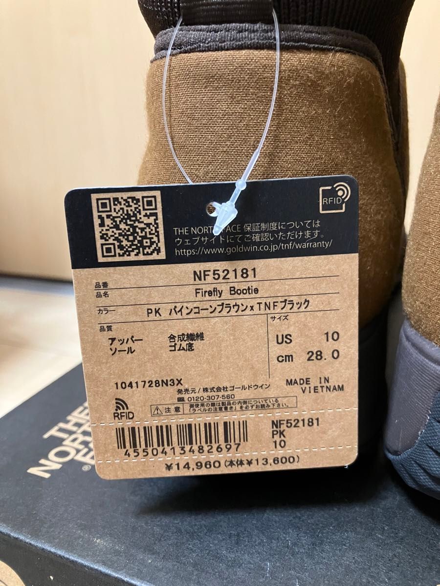 THE NORTH FACE  FIREFLY BOOTIE28cm 新品　未使用　品番：NF52181