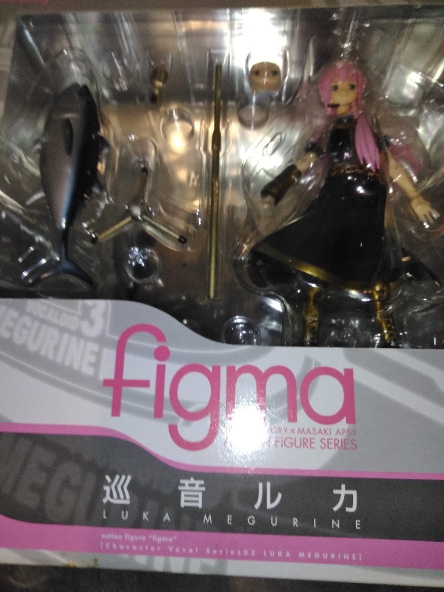 [未開封] 箱に汚れ有 figma 082 巡音ルカ ボーカロイド キャラクターボーカルシリーズ03 マックスファクトリー_画像1