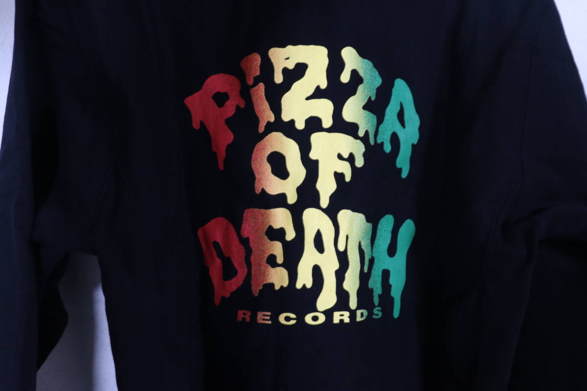  не использовался WANIMA Parker чёрный ×las Takara -M размер задний принт PIZZA OF DEATH Logo товары 