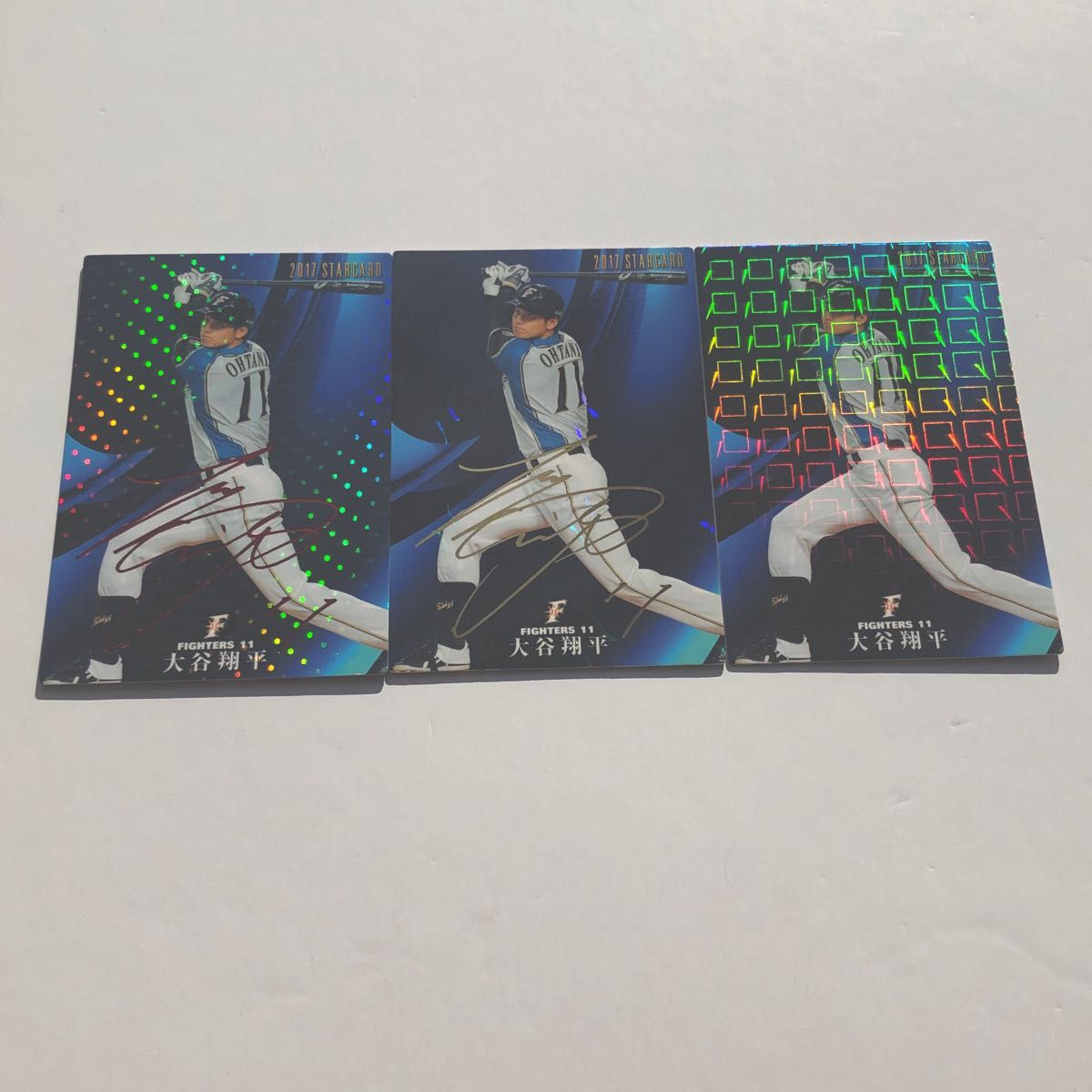 日ハム2017【カルビープロ野球チップス】大谷翔平 赤サイン・金 日ハム2017【カルビープロ野球チップス】大谷翔平 赤サイン・金