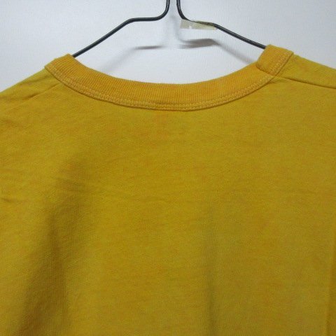 80s USA製 Tシャツ 　S　黄色　ビリヤード　コットン　vintage アメカジ古着　ab113_画像10