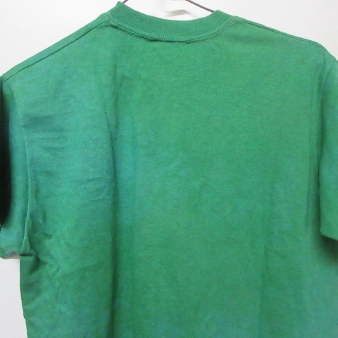 80s USA製 Tシャツ 　M 緑　雰囲気良い　vintage アメカジ古着　ab115_画像3