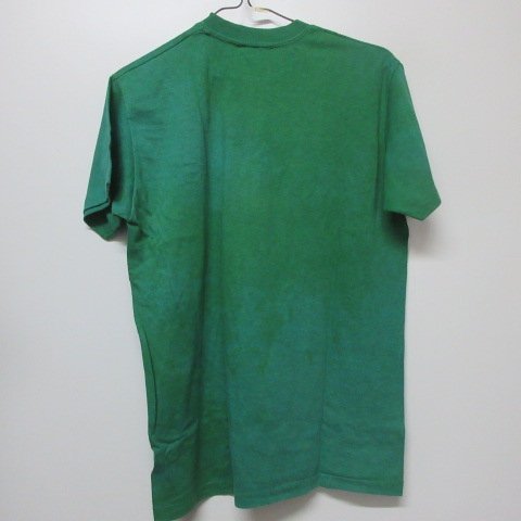 80s USA製 Tシャツ 　M 緑　雰囲気良い　vintage アメカジ古着　ab115_画像4