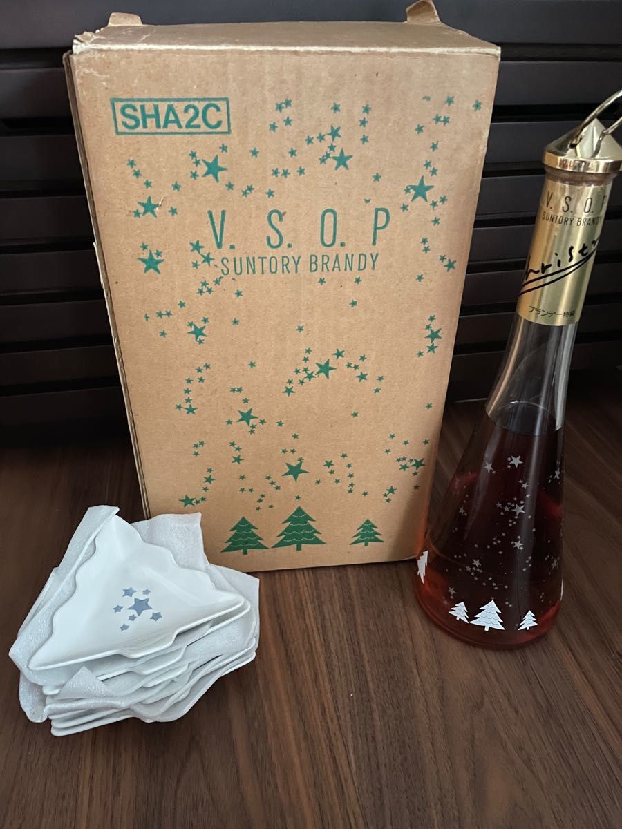 サントリーブランデーVSOP特級 クリスマス限定ボトル 古酒未開封 サントリーブランデーVSOP特級 クリスマス限定ボトル 古酒未開封