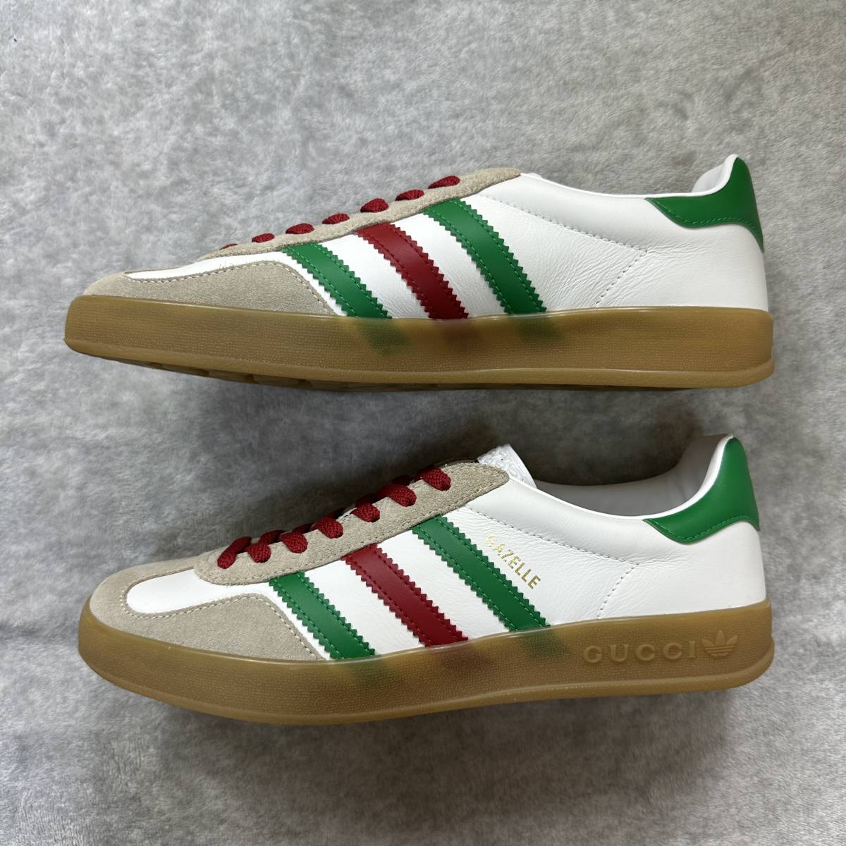 26.0cm новый товар не использовался adidas GUCCI GAZELLE Adidas Gucci gazeru сотрудничество ограничение редкость Guts re- спортивные туфли обувь коробка есть стандартный товар 