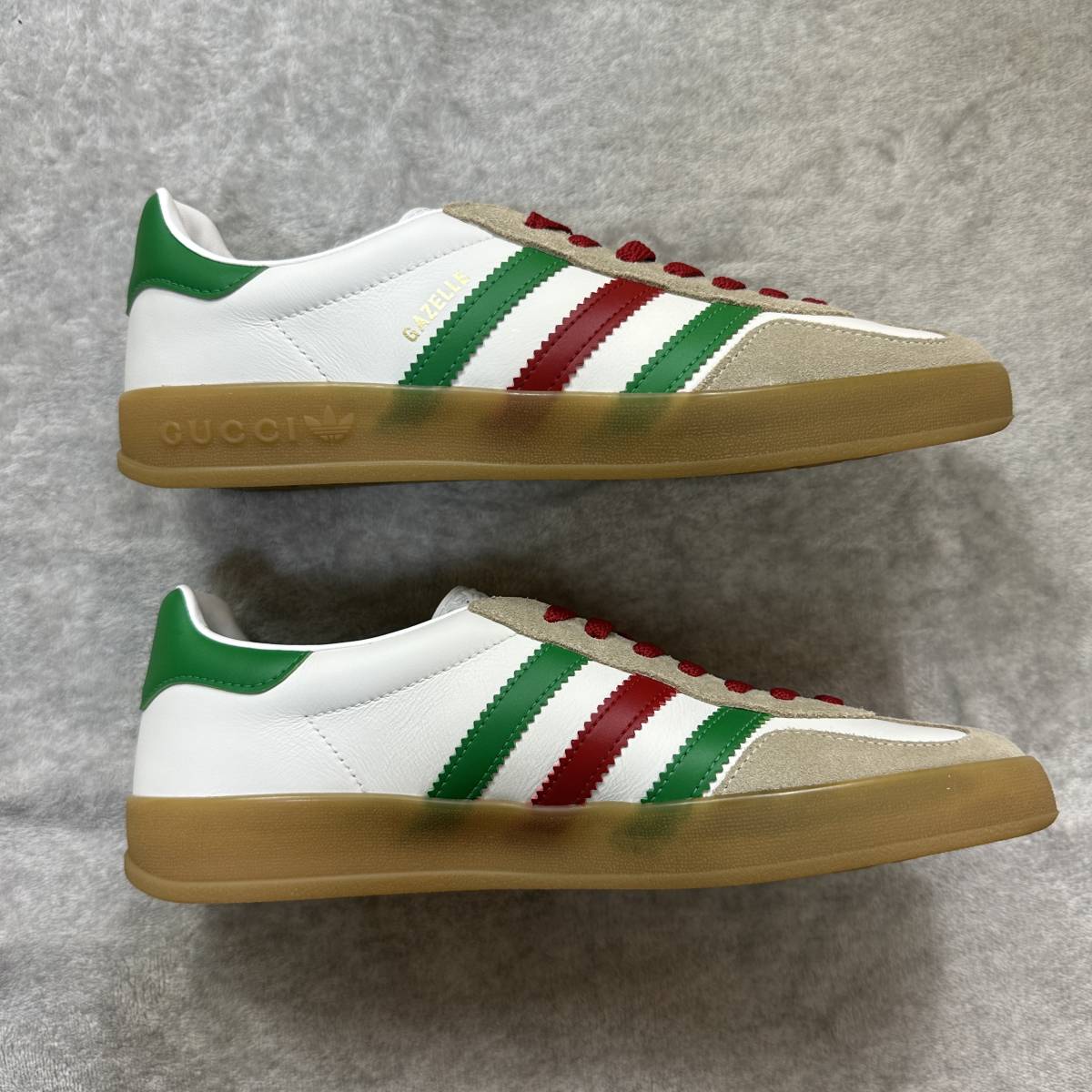 26.0cm новый товар не использовался adidas GUCCI GAZELLE Adidas Gucci gazeru сотрудничество ограничение редкость Guts re- спортивные туфли обувь коробка есть стандартный товар 