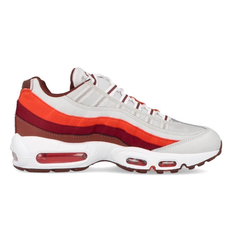 新品未使用 NIKE 25.0cm AIR MAX 95 エアマックス AIRMAX スニーカー シューズ エア マックス 人気 定番 ホワイト レッド 箱無 国内正規品_画像6