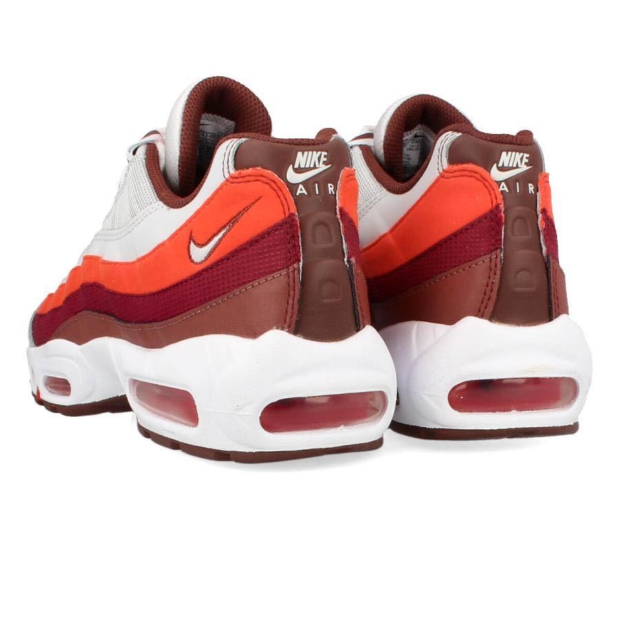 新品未使用 NIKE 25.0cm AIR MAX 95 エアマックス AIRMAX スニーカー シューズ エア マックス 人気 定番 ホワイト レッド 箱無 国内正規品_画像4