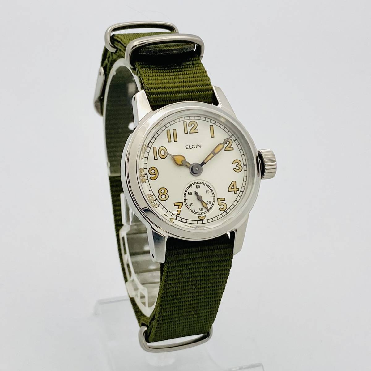 即決【美品 OH済】美品 ELGIN エルジン アメリカ海軍 UDT 復刻 即決【美品 OH済】美品 ELGIN エルジン アメリカ海軍 UDT 復刻