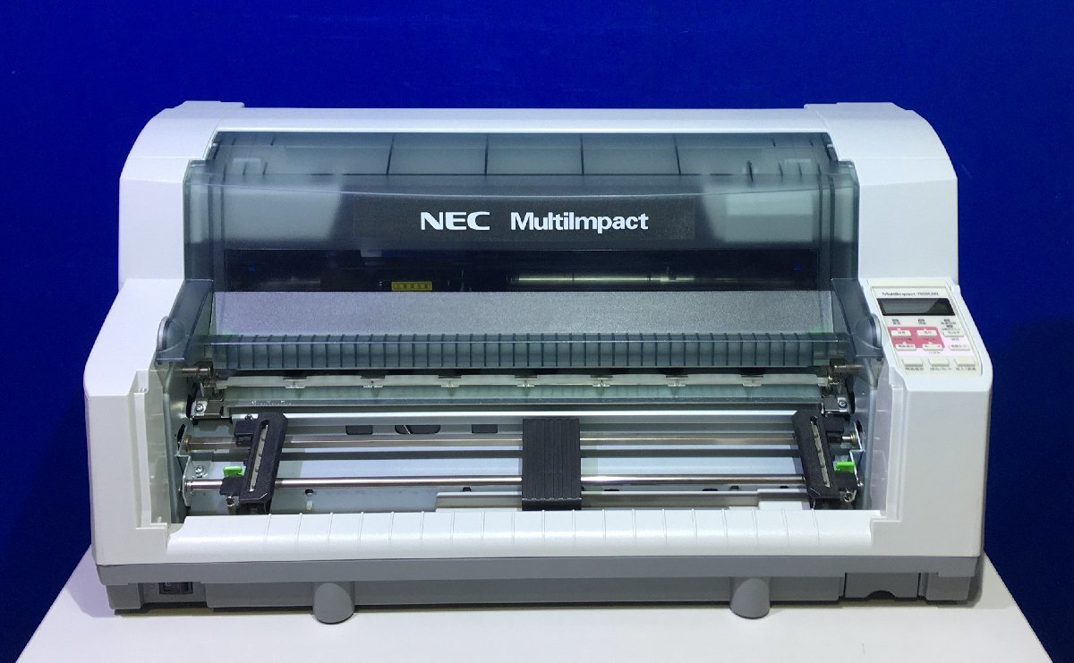 【越谷発】【NEC】ドットインパクトプリンタ MultiImpact 700XAN ★PC接続確認済★簡易動作確認済★（23215）の画像2