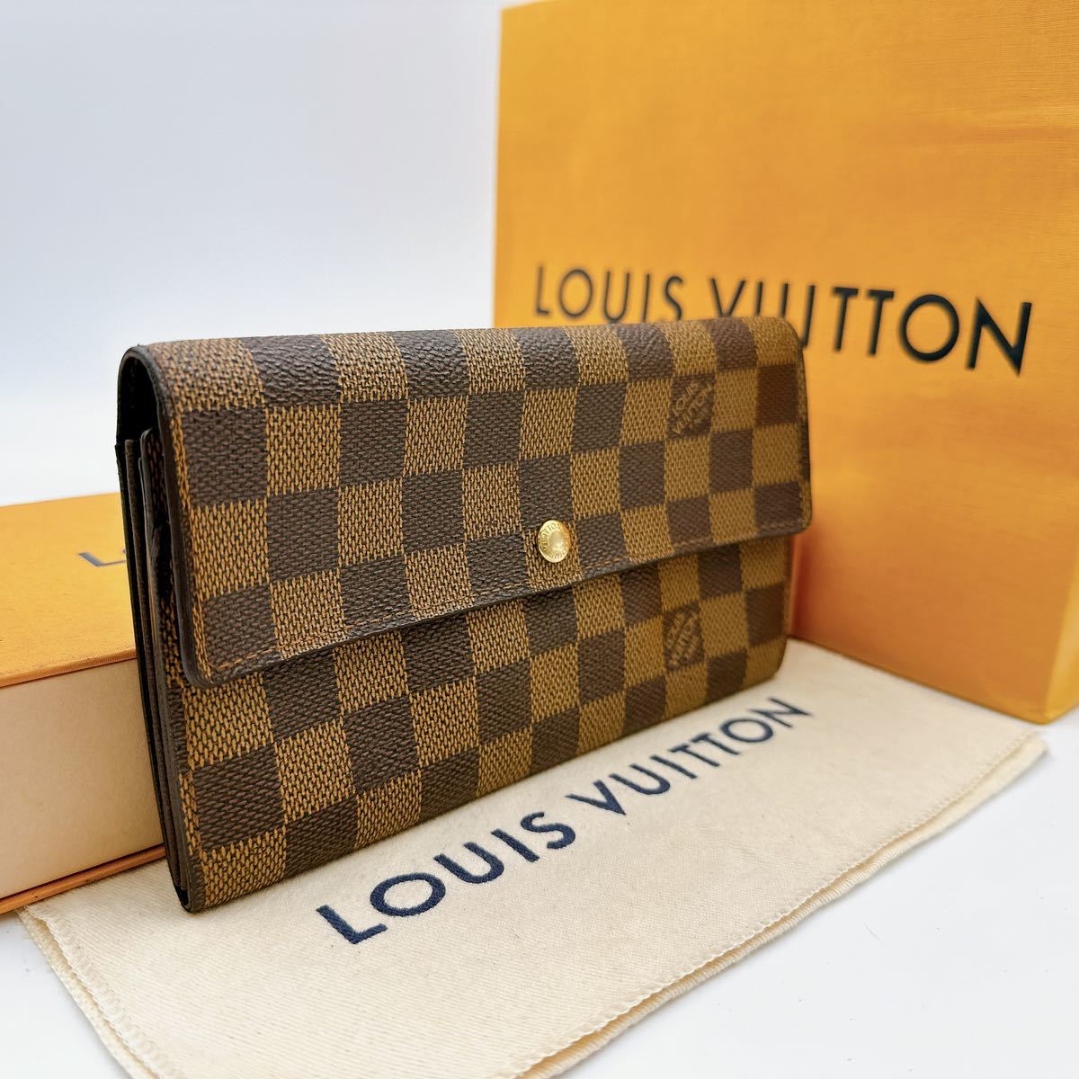 A2337【美品】LOUIS VUITTON ルイヴィトン ダミエ ポシェット ポルト