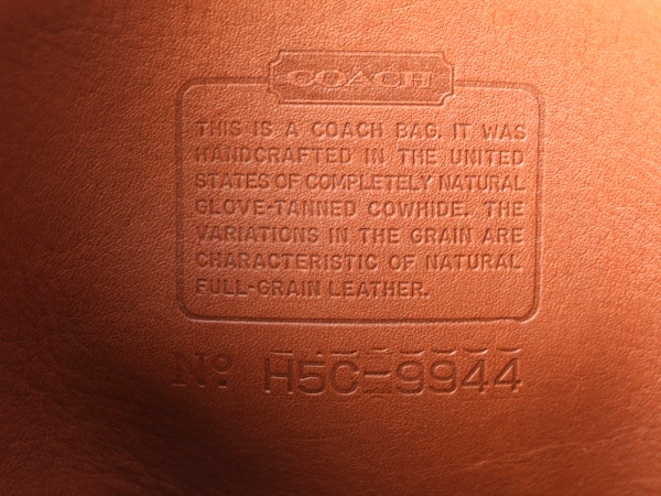 USA made Old Coach original leather shoulder bag old clothes COACH leather back Zip top Coach bag lady's men's Brown tea 