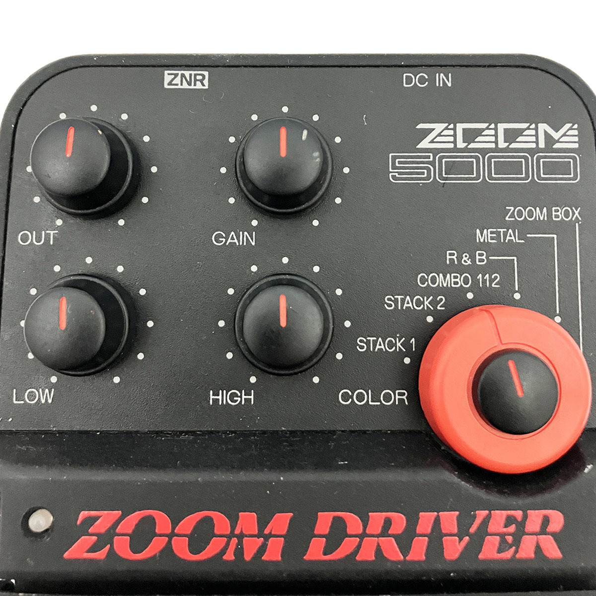 ズーム ドライバー ５０００ ディストーション ZOOM DRIVER 5000 完動品 正規品 本物 コンパクト ギターペダル エフェクター メタル ゲイン_画像3