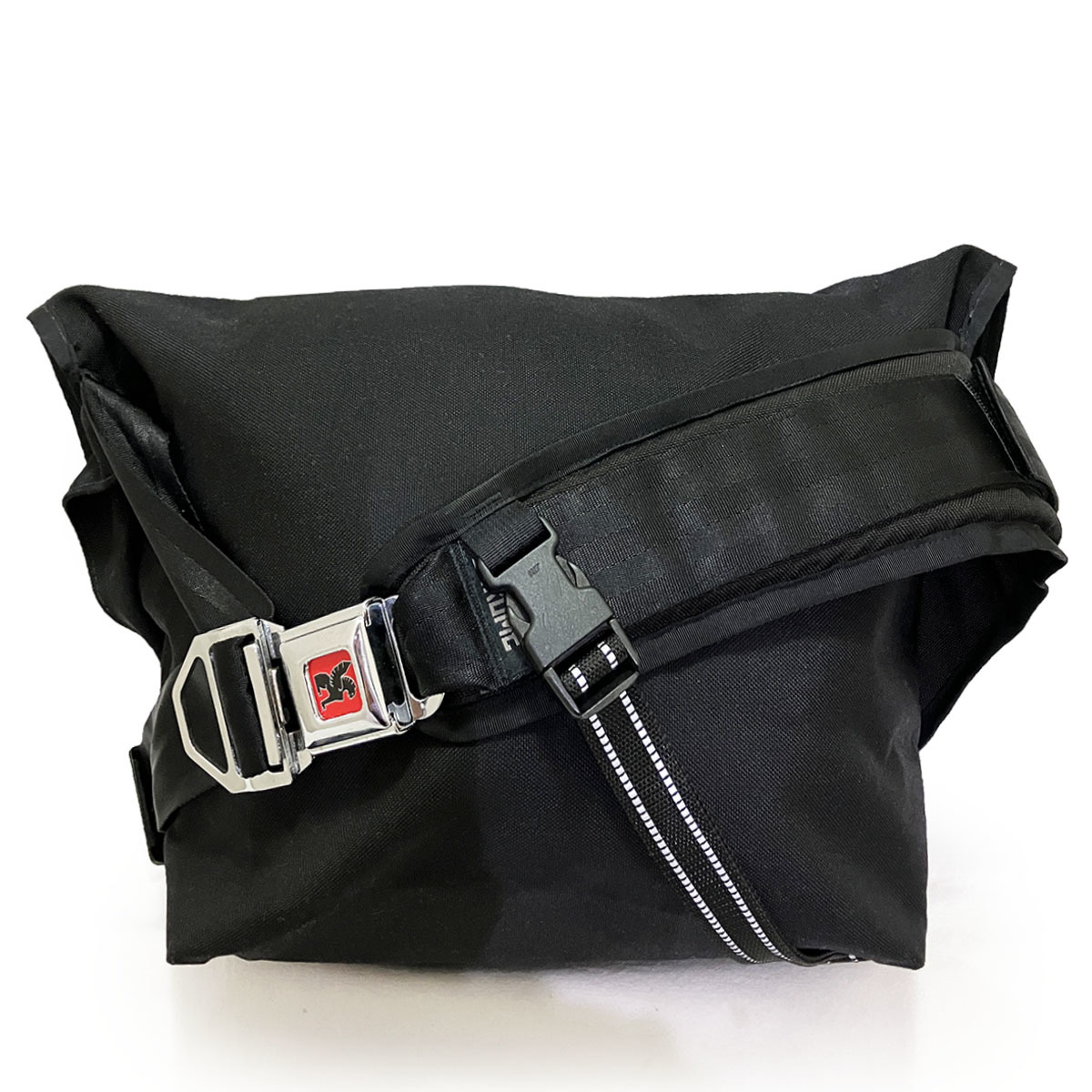 クローム ＣＴＺ メッセンジャー バッグ ブラック ホワイト CHROME CTZ MESSENGER BAG 正規品 本物 美品 ロード バイク ピスト 防水 人気_画像5