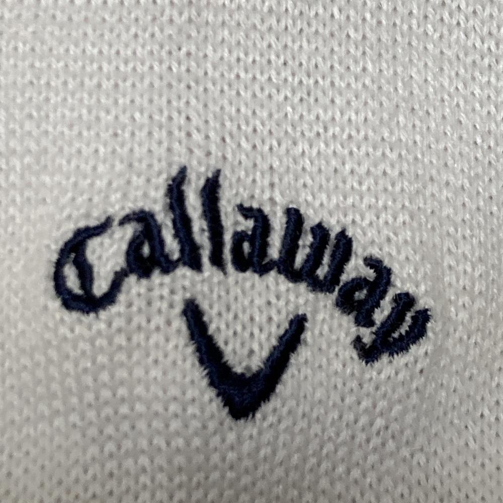 【GOLFウェア】Callaway キャロウェイ シロクマ 北極 ニット セーター 長袖 薄手 ゴルフ スポーツ ウェア ロゴ 刺繍 Lサイズ レディース_画像5