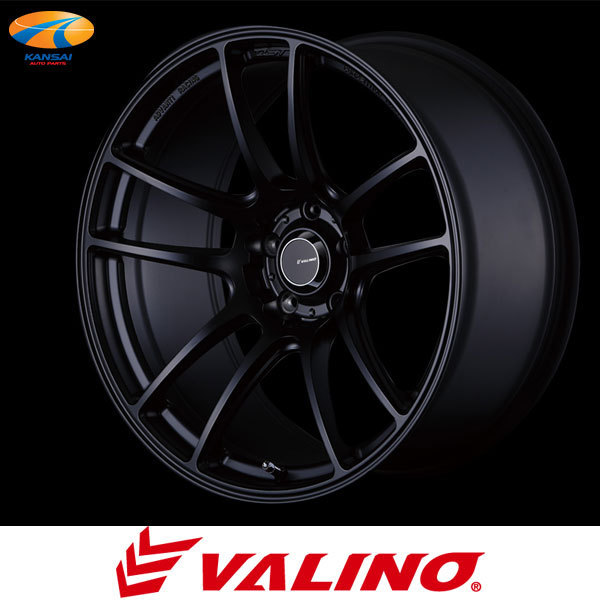 VALINO ヴァリノ Bushou[武将]×Advanti RACING N820S 車検対応 ホイール 17インチｘ8.0J 5H 100 56.1φ +38 マットブラック 4本 86 BRZ_画像1