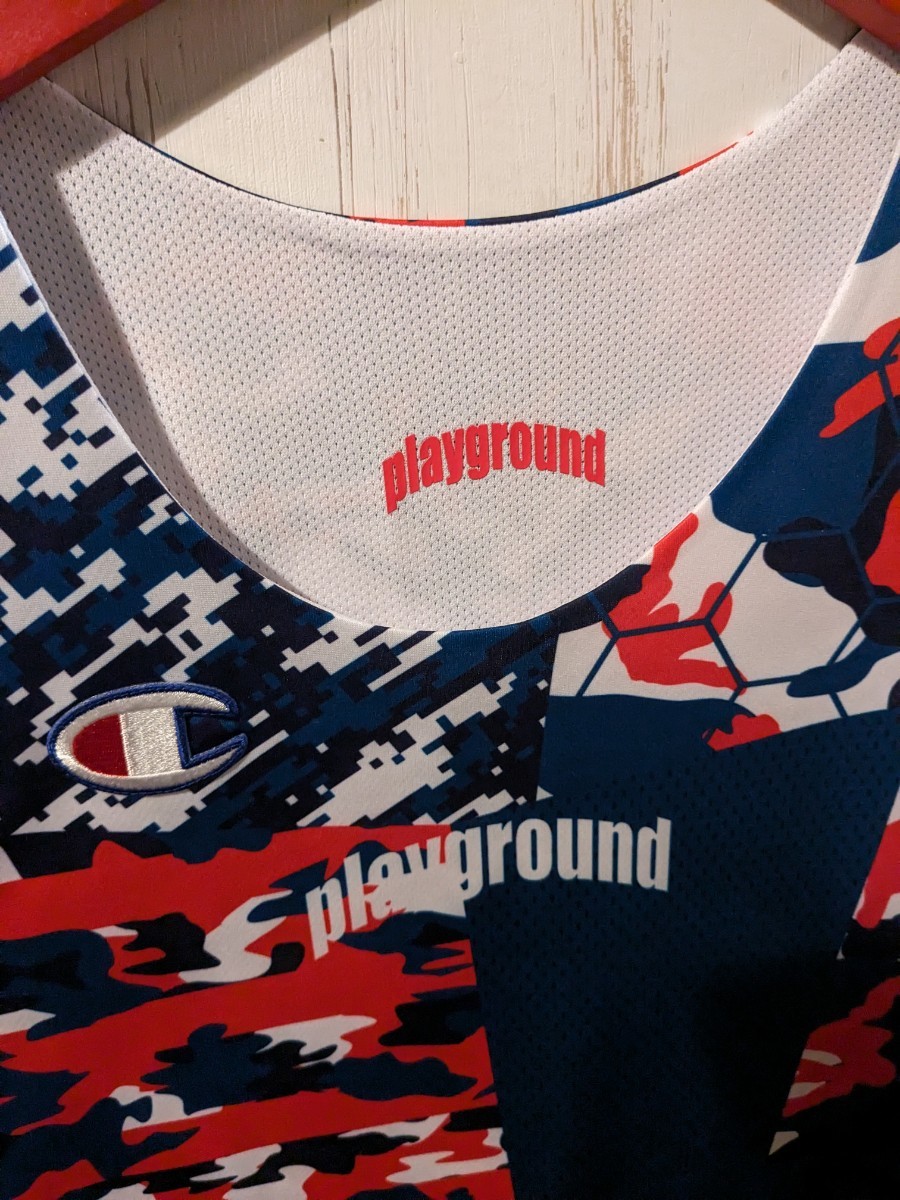 Champion playground セットアップ 上下 チャンピオン リバーシブル タンクトップ チャンピオン Lサイズ