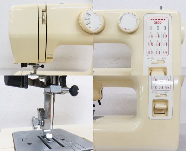 M319*JANOME Janome 2800 740 type швейная машина текущее состояние товар *10