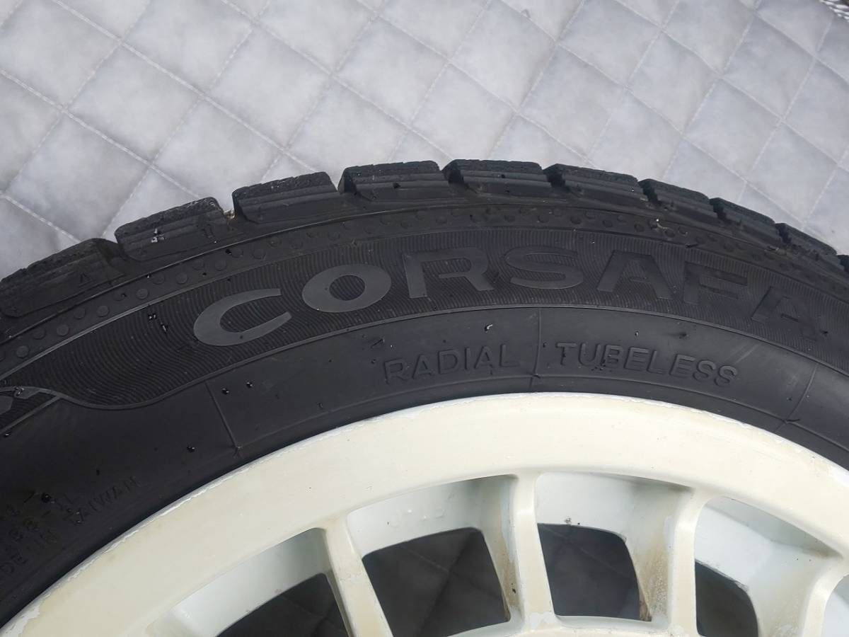 OZ ラリー レーシング R15×6.5J+40 4H PCD100 15インチアルミホイール ナンカンスタッドレス 195/50 R15 中古 4本_画像10