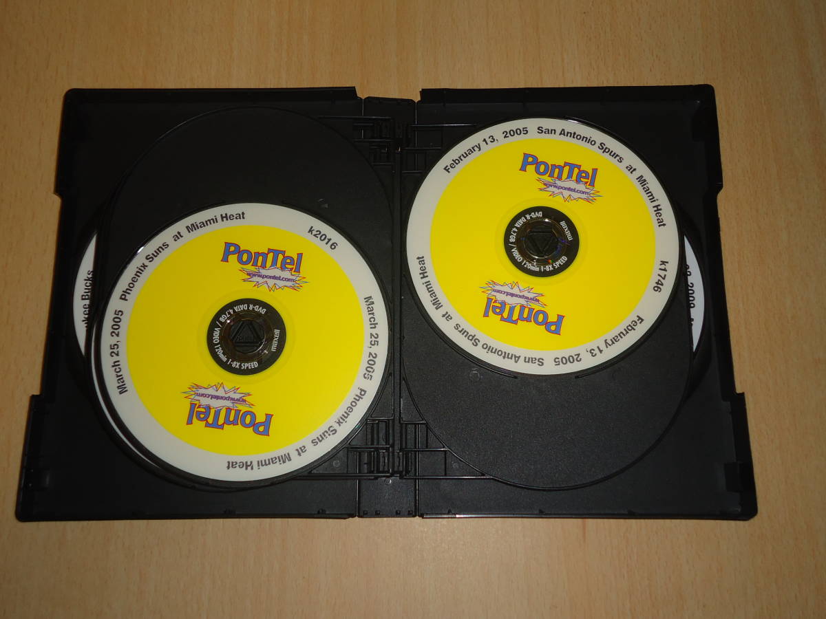 PONTEL社 NBA ウェイド ヒート 9試合DVDセットの画像4